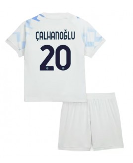 Günstige Inter Milan Hakan Calhanoglu #20 Auswärts Trikotsatzt Kinder 2025-26 Kurzarm (+ Kurze Hosen)